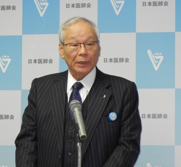 日医会長、科学的介護の検証の必要性を強調