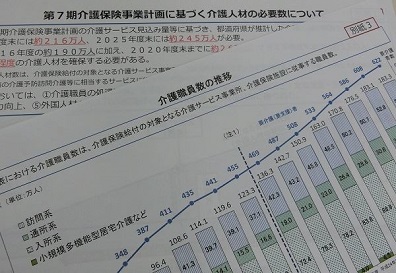 25年度介護人材、34万人不足のサムネイル画像