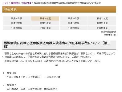  行方不明の医療観察法病棟入院患者、福岡市で保護のサムネイル画像