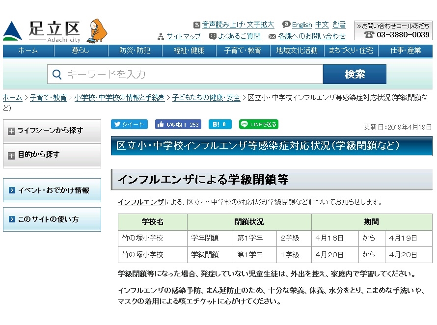 インフルエンザ、東京など12都府県で「再流行」のサムネイル画像