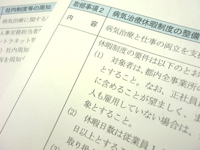 治療と仕事両立、相談窓口・休暇制度整備で奨励金のサムネイル画像