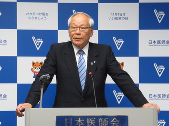 日医・横倉会長、訪問リハ事業所の単独開業にくぎ