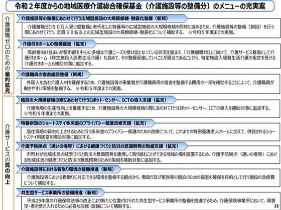 総合確保基金の対象事業に特定施設の整備を追加のサムネイル画像