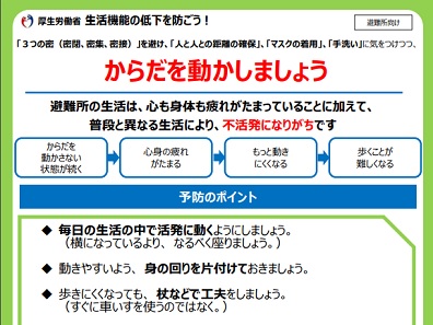 避難所の認知症高齢者に適切な支援をのサムネイル画像