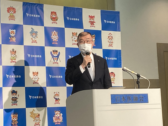 新型コロナとインフル同時拡大に懸念、日医釜萢氏のサムネイル画像