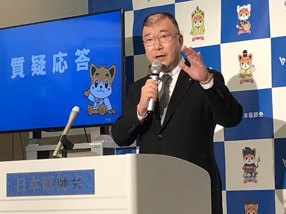 新型コロナ拡大に警戒感、日医・釜萢氏のサムネイル画像