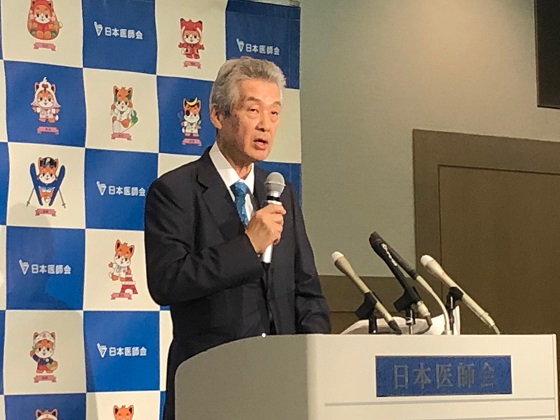  コロナ分類「いきなり見直し困難」日医会長のサムネイル画像