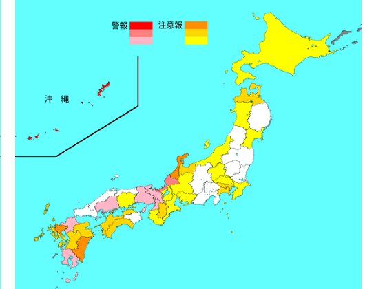 インフル報告数、全国で「注意報レベル」超えのサムネイル画像