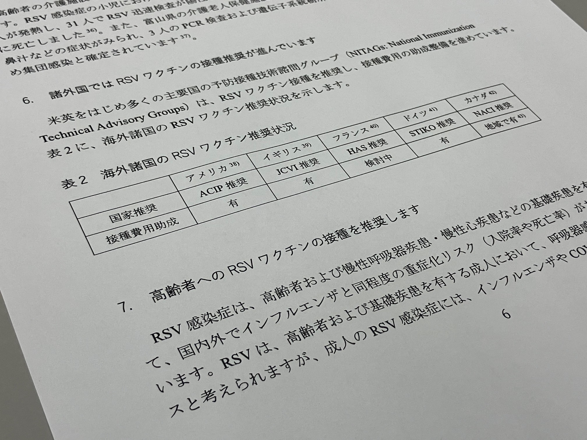 RSVワクチン、高齢者への接種「推奨」のサムネイル画像