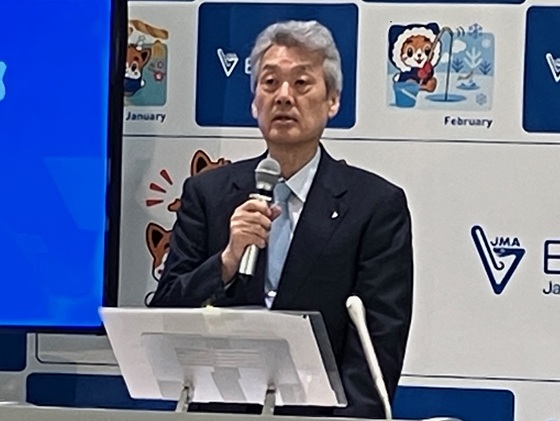 日医会長3期目の松本氏　組織力強化に意欲のサムネイル画像