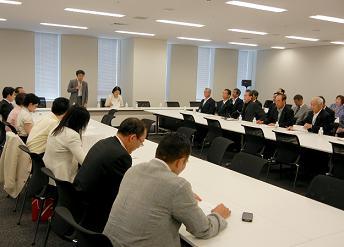 社保・厚生年金病院の地元関係者と意見交換