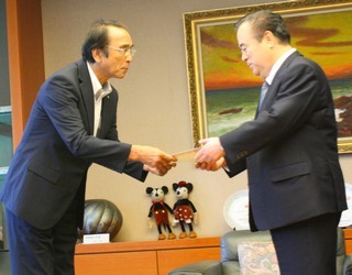 茨城医療センター近隣首長らが要望書提出