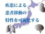 疾患による患者移動の特性を可視化するのサムネイル画像