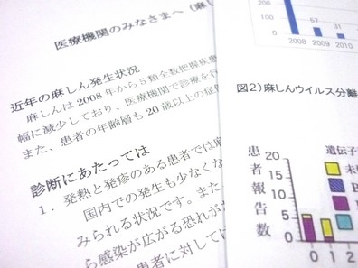 麻疹の患者報告数200人超に、約8割が国内感染